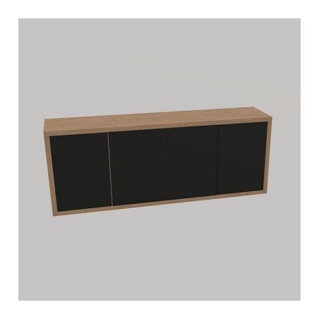 Komoda Dentro Quick z drzwiczkami i szufladami, pogrubiony korpus, 4 moduły