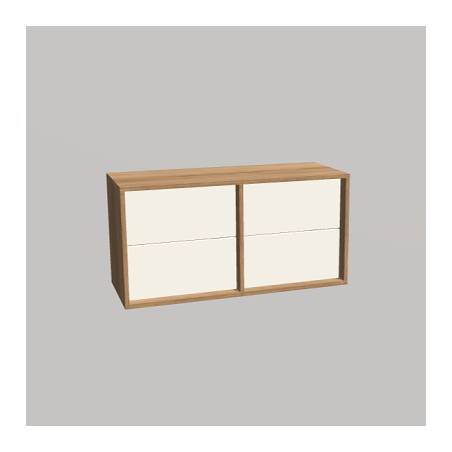 Komoda Flex Design Plus Quick z dwoma szufladami, 2 moduły