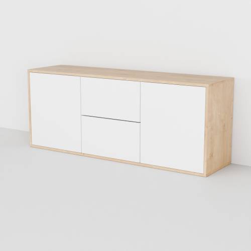 Komoda Dentro Quick z drzwiczkami i szufladami, 3 moduły
