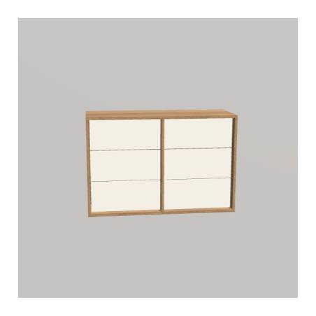 Komoda Flex Design Plus Quick z trzema szufladami, 2 moduły