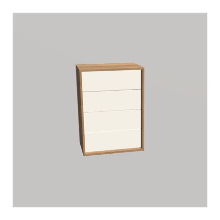 Komoda Flex Design Plus Quick z czterema szufladami, 1 moduł