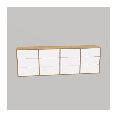 Komoda Dentro Plus Quick z 3 szufladami, 4 moduły