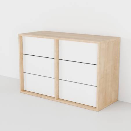 Komoda Flex Design Plus Quick z trzema szufladami, 2 moduły