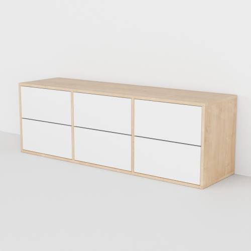 Komoda Dentro Plus Quick z 2 szufladami, 3 moduły
