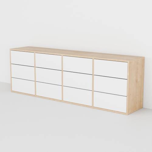 Komoda Dentro Plus Quick z 3 szufladami, 4 moduły