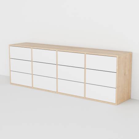 Komoda Dentro Plus Quick z 3 szufladami, 4 moduły