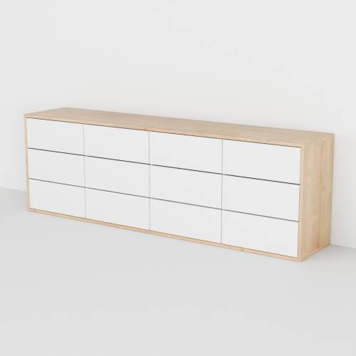 Komoda Dentro Quick z 3 szufladami, 4 moduły