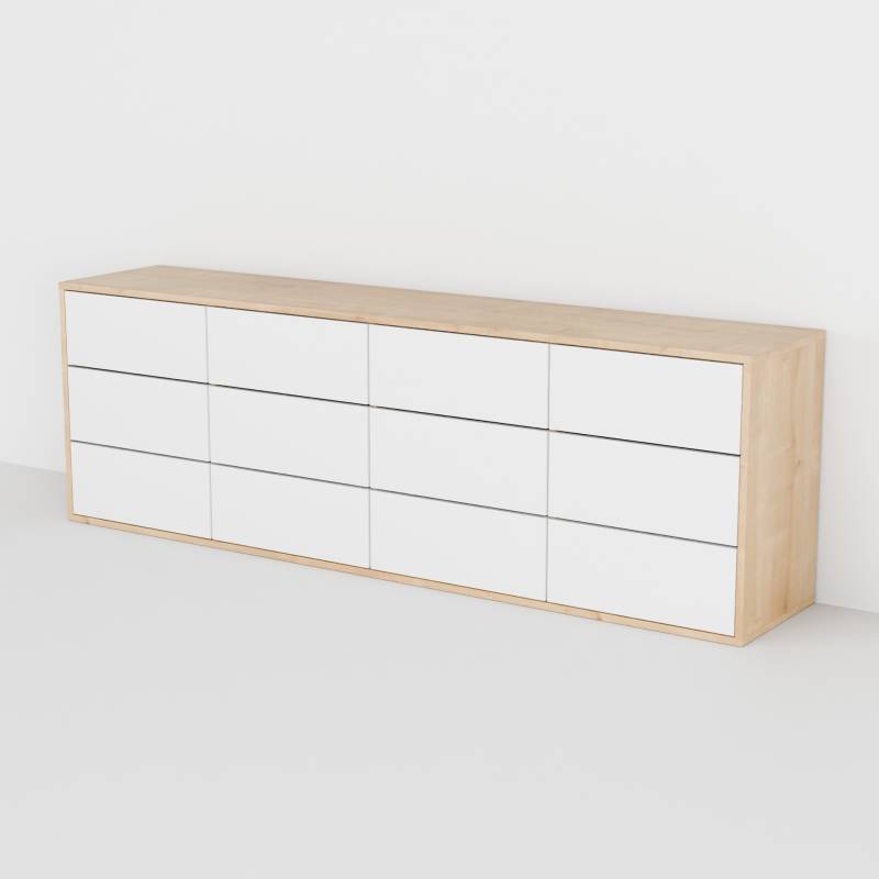 Komoda Dentro Quick z 3 szufladami, 4 moduły