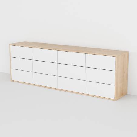 Komoda Dentro Quick z 3 szufladami, 4 moduły