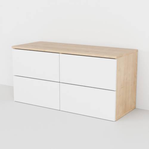 Komoda Classico Quick z 2 szufladami, 2 moduły