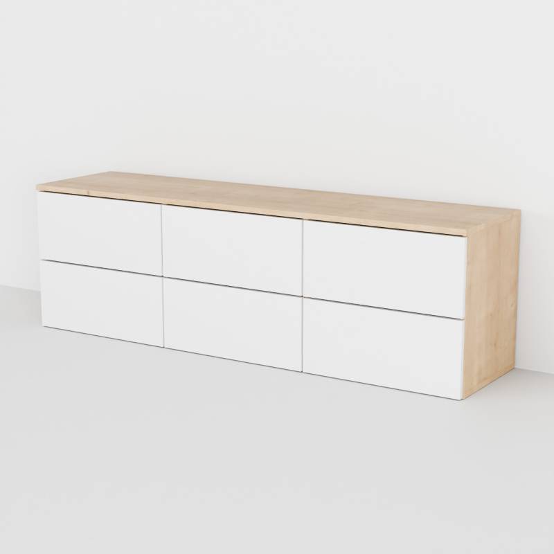 Komoda Classico Quick z 2 szufladami, 3 moduły