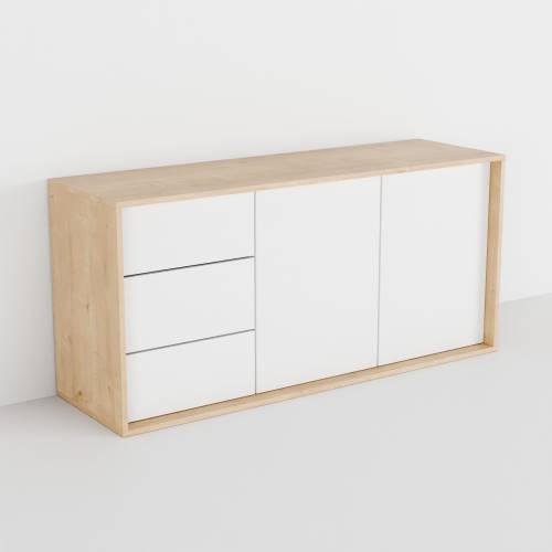 Komoda Flex Design Quick z drzwiczkami i szufladami, 3 moduły